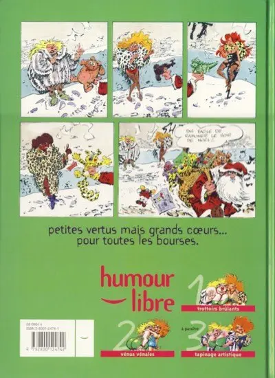 Verso de l'album Lolo et Sucette Tome 1 Trottoirs brûlants
