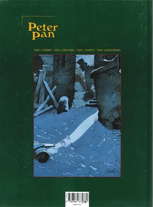 Verso de l'album Peter Pan Tome 2 Opikanoba