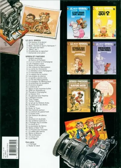 Verso de l'album Le Petit Spirou Tome 7 Demande à ton père !