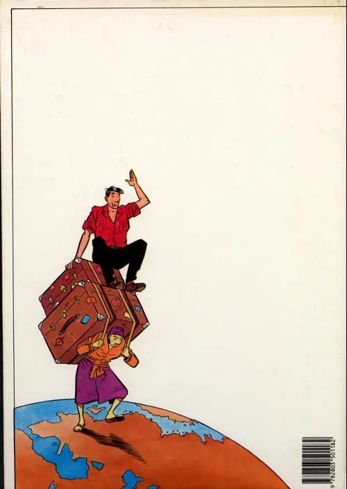 Verso de l'album Le Rubis de vie