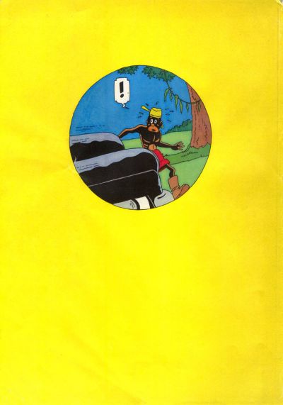 Verso de l'album Tintin Tintin en Suisse