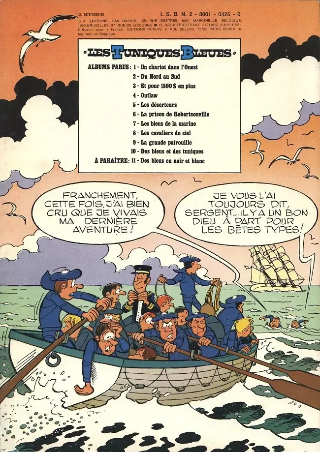 Verso de l'album Les Tuniques Bleues Tome 6 La prison de Robertsonville