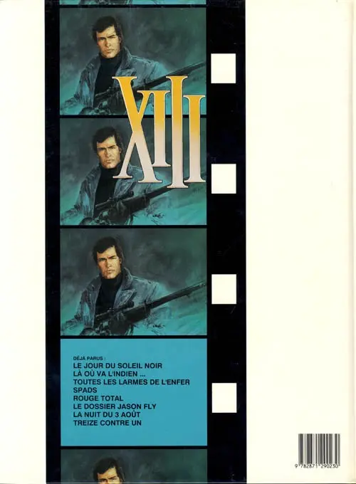 Verso de l'album XIII Tome 4 SPADS