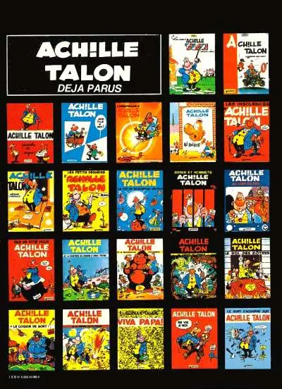 Verso de l'album Achille Talon Tome 22 Le sort s'acharne sur Achille Talon