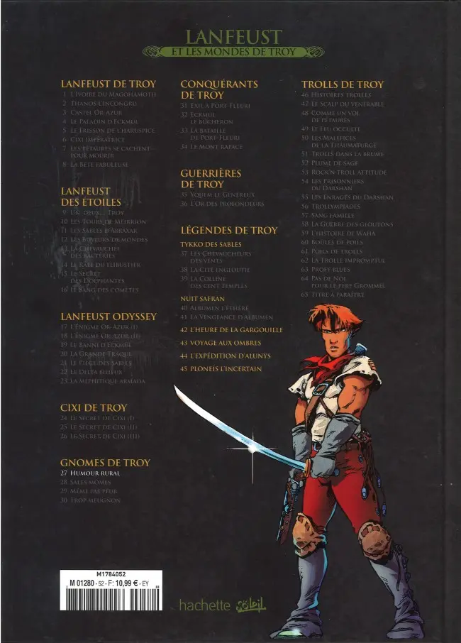 Verso de l'album Lanfeust et les mondes de Troy Tome 27 Gnomes de Troy - Humour Rural