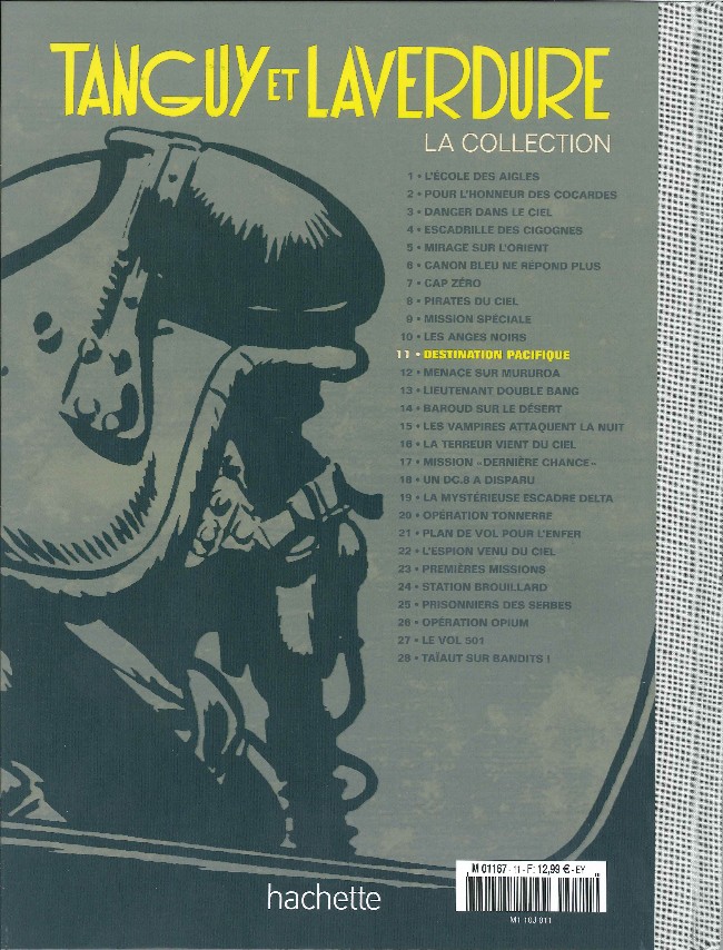 Verso de l'album Tanguy et Laverdure - La Collection Tome 11 Destination Pacifique
