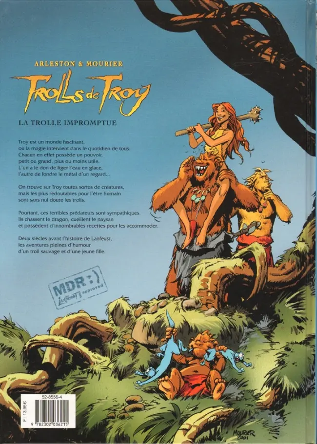 Verso de l'album Trolls de Troy Tome 17 La Trolle impromptue