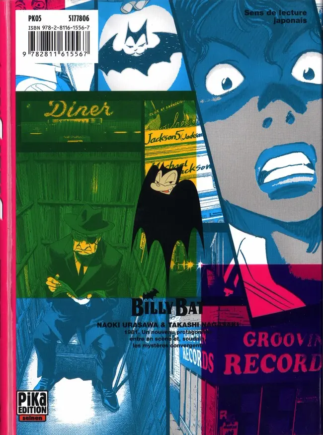 Verso de l'album Billy Bat 12