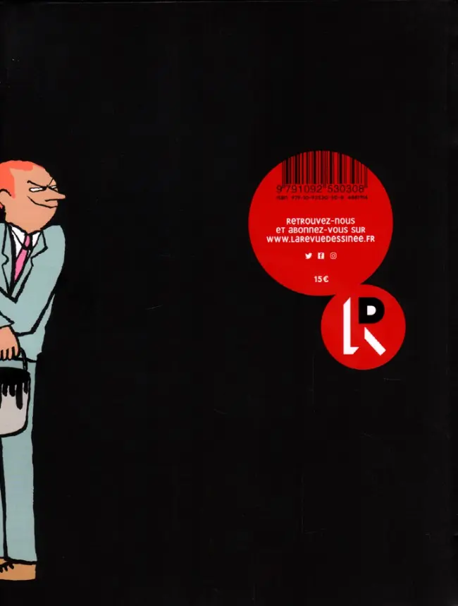 Verso de l'album La Revue dessinée #18