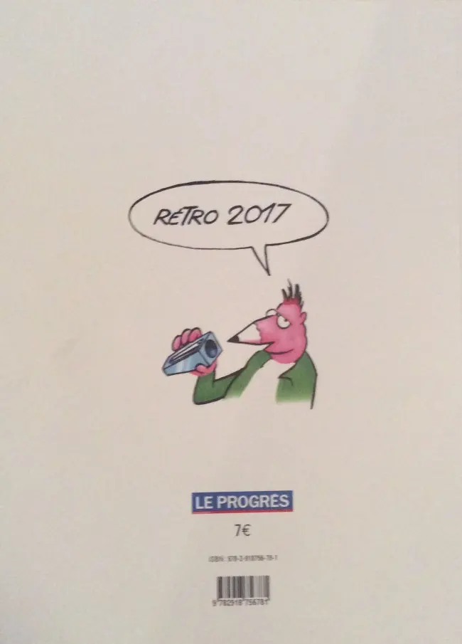 Verso de l'album Les semaines de Dubouillon N° 24 Rétro 2017