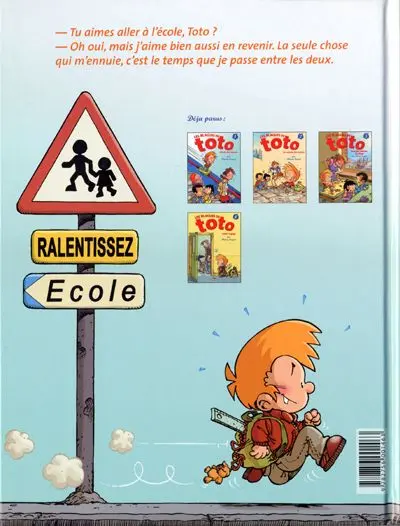 Verso de l'album Les Blagues de Toto Tome 4 Tueur à gags