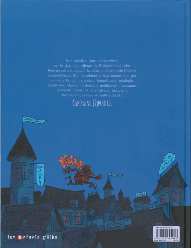 Verso de l'album Capitaine Fripouille