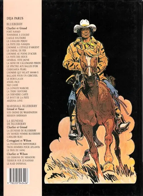 Verso de l'album Blueberry Tome 14 L'Homme qui valait 500 000$