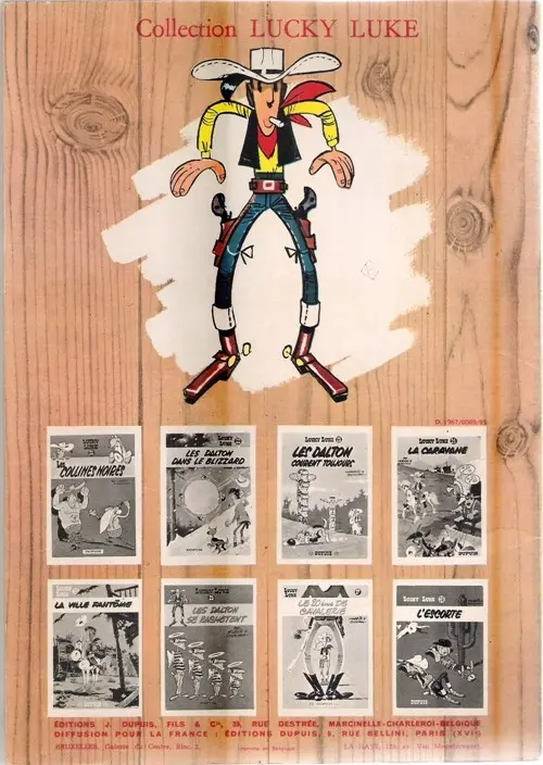 Verso de l'album Lucky Luke Tome 21 Les collines noires