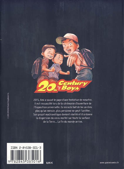 Verso de l'album 20th Century Boys 16