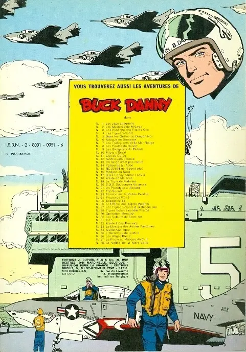 Verso de l'album Buck Danny Tome 14 Patrouille à l'aube