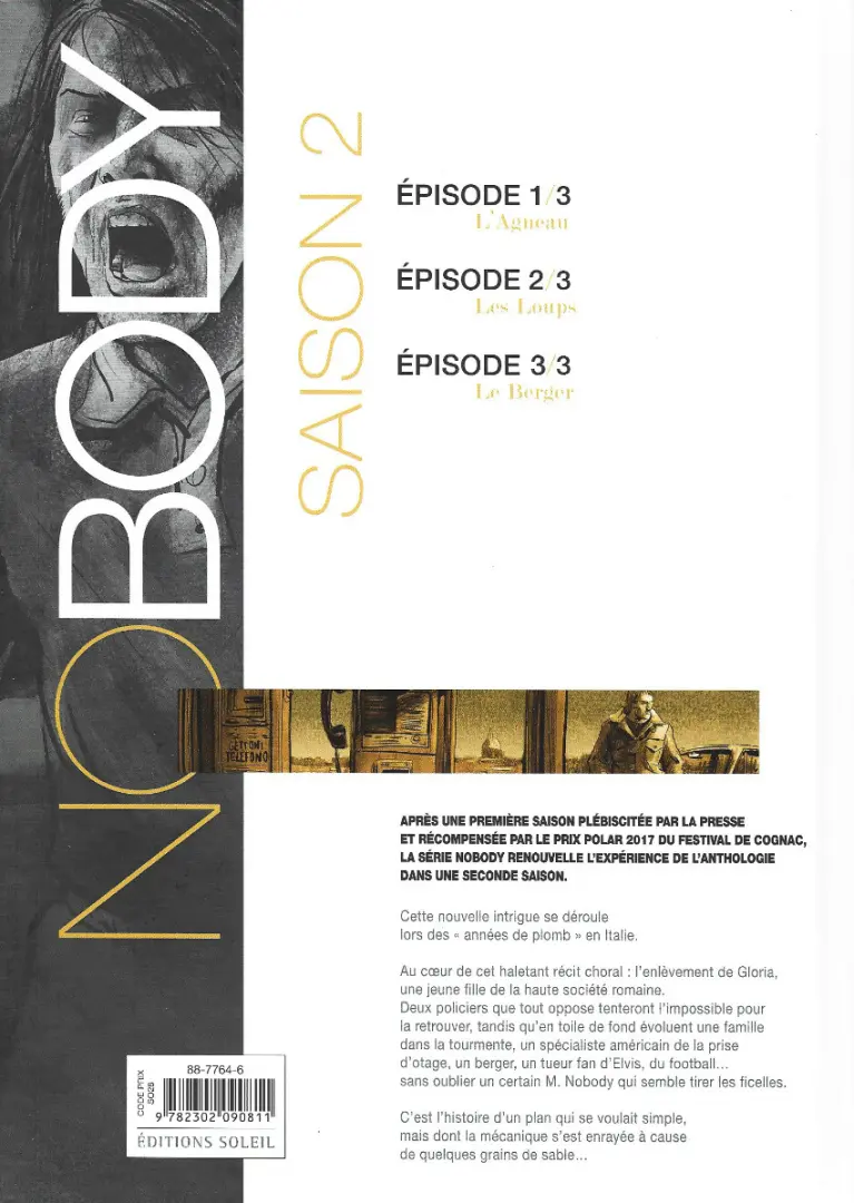 Verso de l'album No Body Épisode 2/3 Les Loups