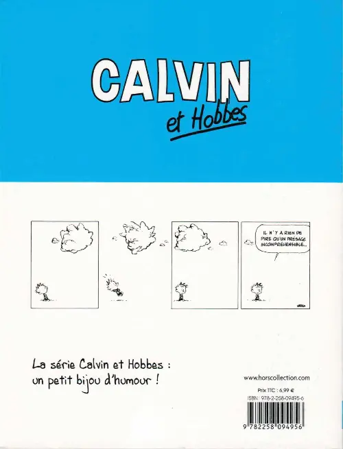 Verso de l'album Calvin et Hobbes Tome 16 Faites place à Hyperman !