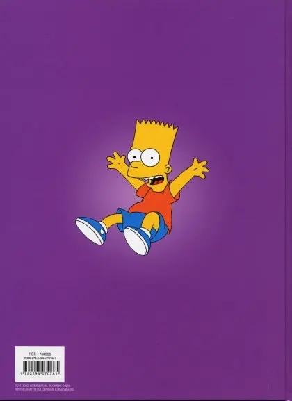 Verso de l'album Les Simpson Tome 15 Simpsorama