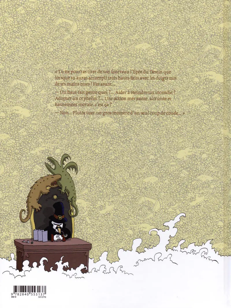 Verso de l'album Donjon Zénith Tome 3 La Princesse des barbares