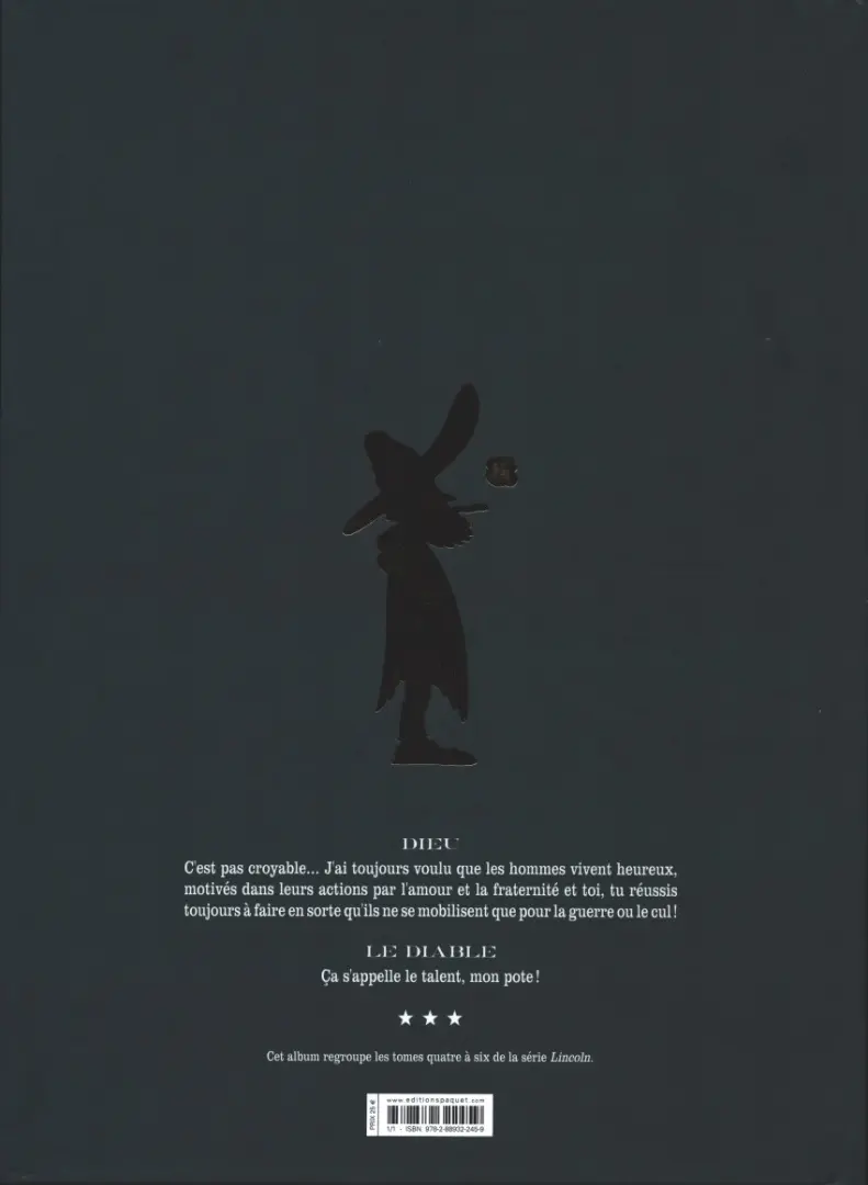 Verso de l'album Lincoln Intégrale 2