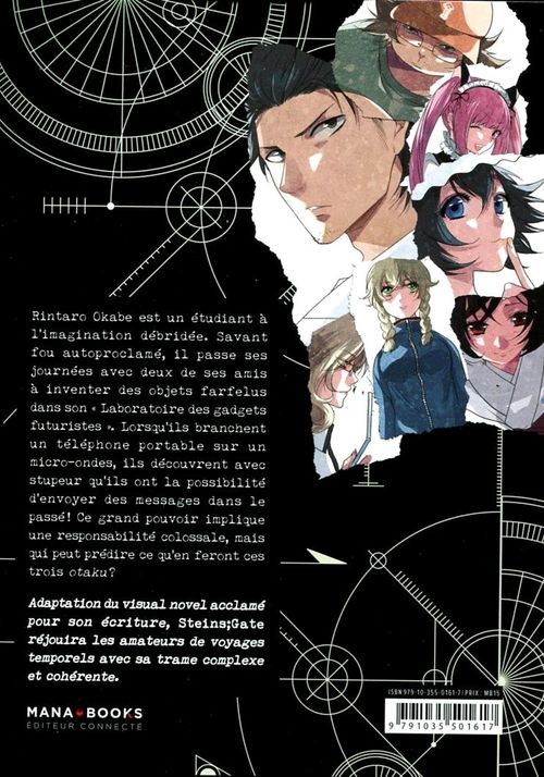 Verso de l'album Steins;Gate 1