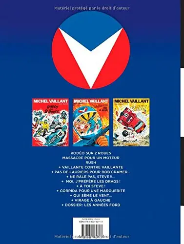 Verso de l'album Michel Vaillant L'Intégrale 7