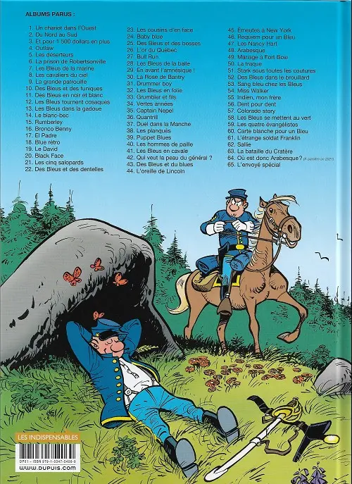 Verso de l'album Les Tuniques Bleues Tome 48 Arabesque