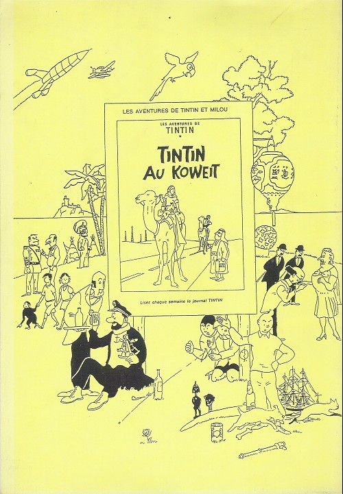 Verso de l'album Tintin : L'Énigme du 3e Message L'Énigme du 3e message - 2e partie