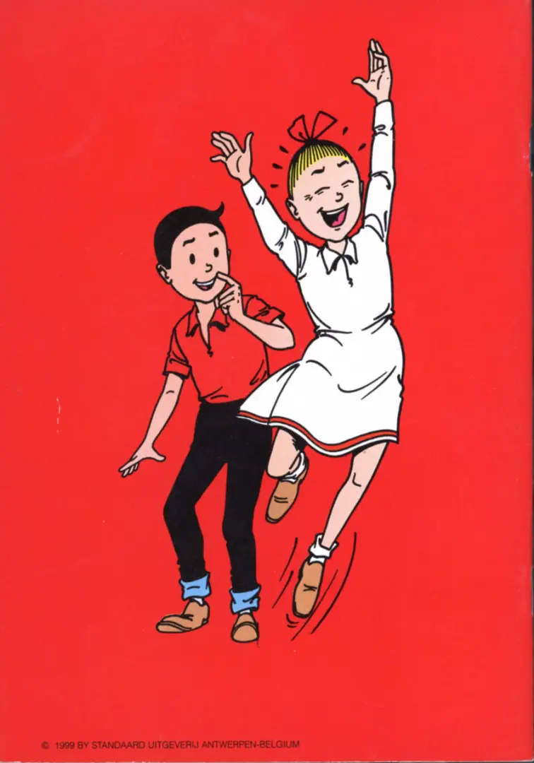 Verso de l'album Bob et Bobette (Publicitaire) L'île inconnue