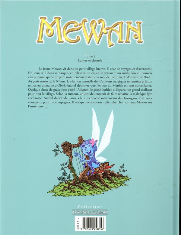 Verso de l'album Mewan Tome 2 La lyre enchantée