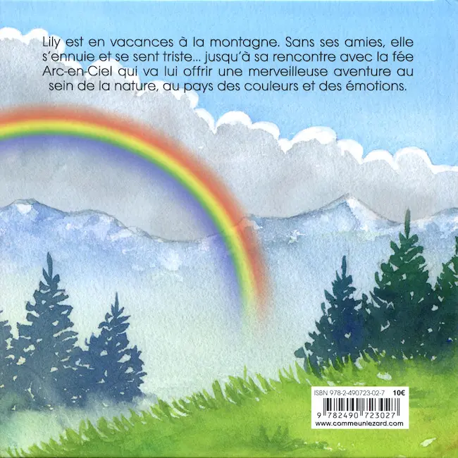 Verso de l'album Le pouvoir de l'Arc-en-ciel