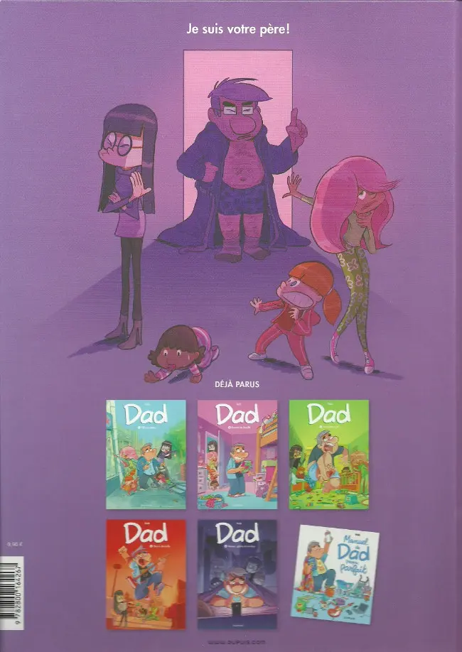 Verso de l'album Dad Tome 2 Secrets de famille