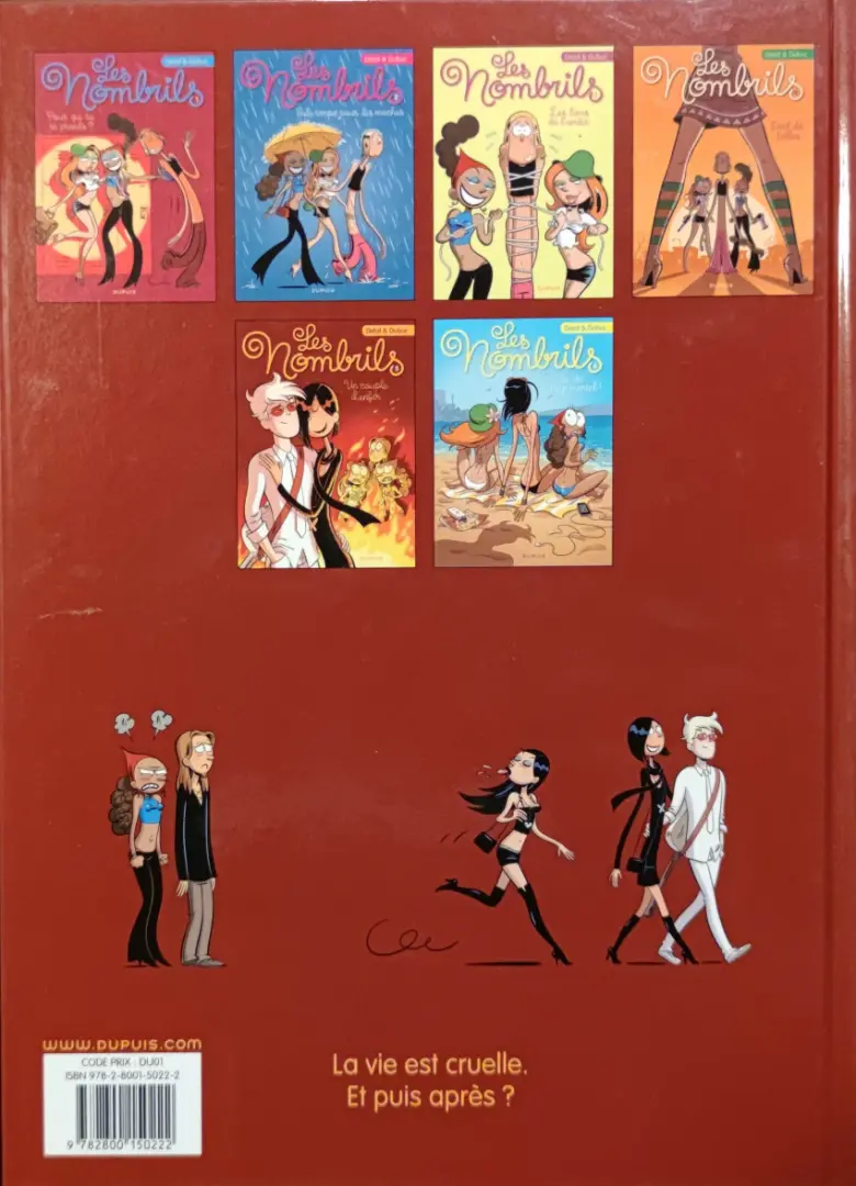 Verso de l'album Les Nombrils Tome 5 Un couple d'enfer