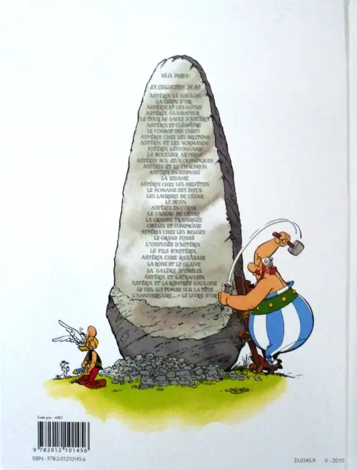Verso de l'album Astérix Tome 13 Astérix et le chaudron