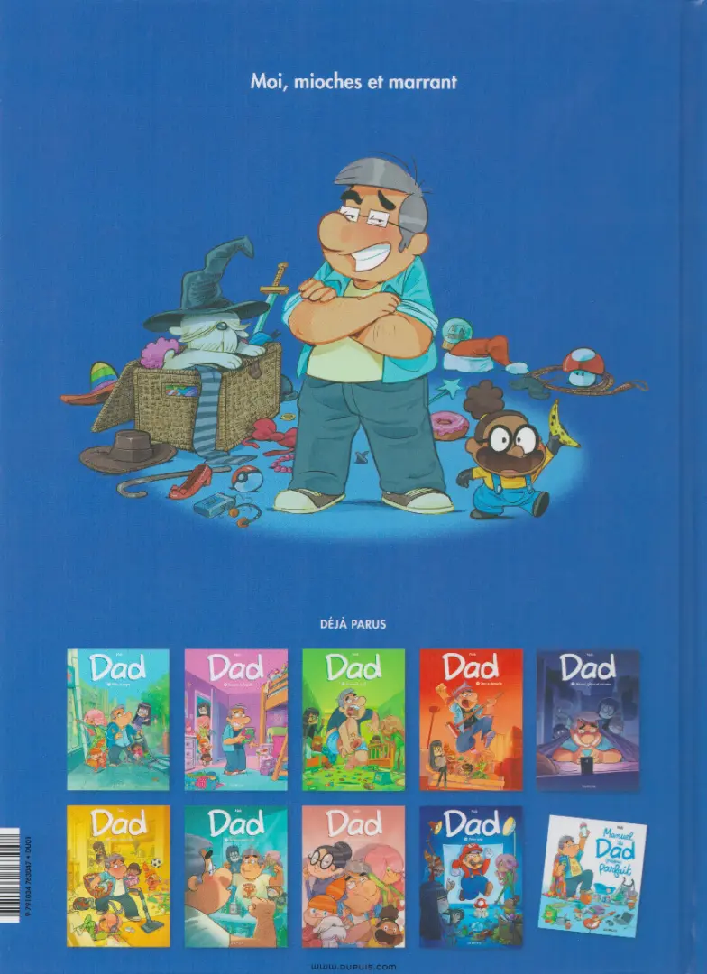 Verso de l'album Dad Tome 9 Papa pop