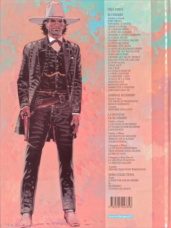 Verso de l'album Blueberry Tome 7 Le Cheval de fer