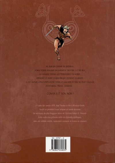 Verso de l'album Conan - L'Intégrale Volume 1