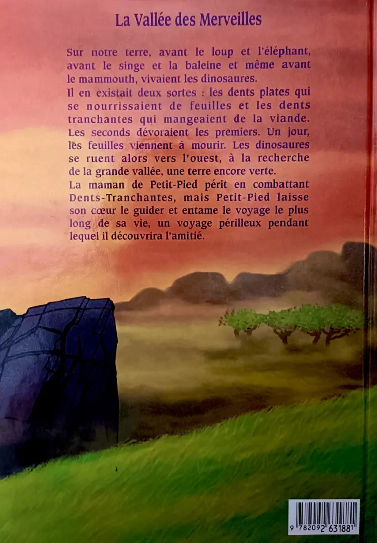 Verso de l'album Le Petit dinosaure Tome 2 La vallée des merveilles