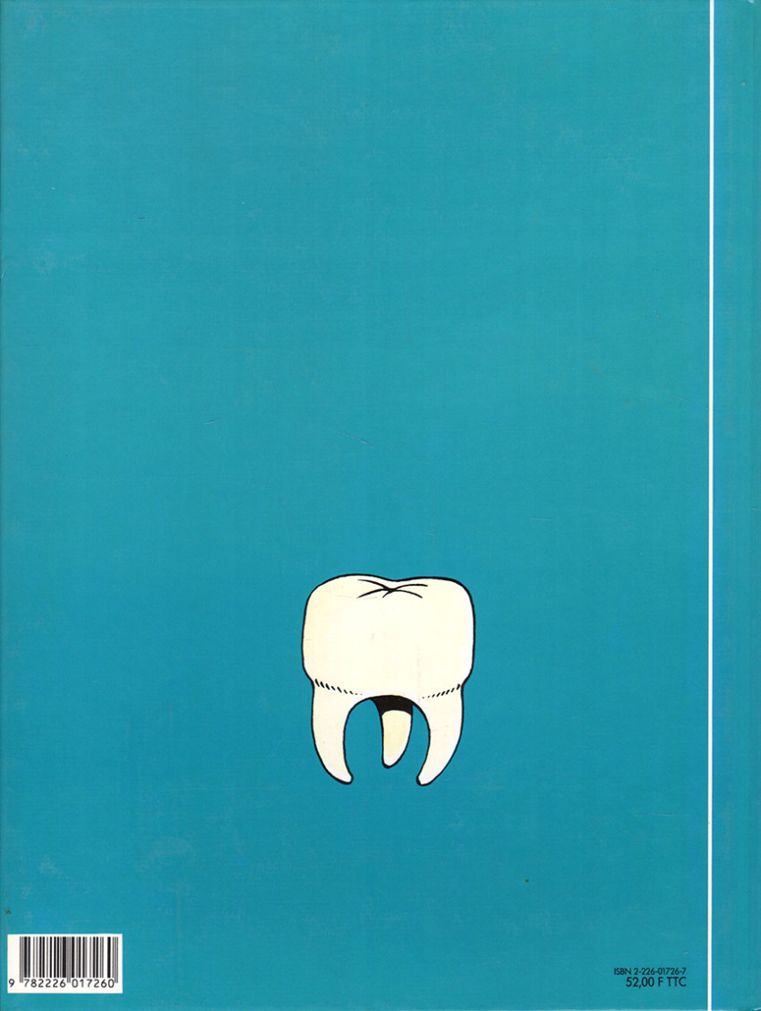 Verso de l'album Jack Palmer Tome 3 La dent creuse