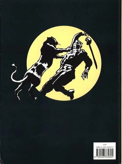 Verso de l'album Le Croc du serpent