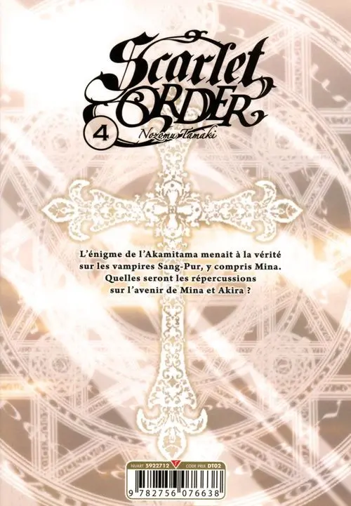 Verso de l'album Dance in the Vampire Bund - Scarlet Order 4
