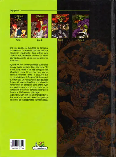 Verso de l'album Darkham Vale Tome 4 La prophétie