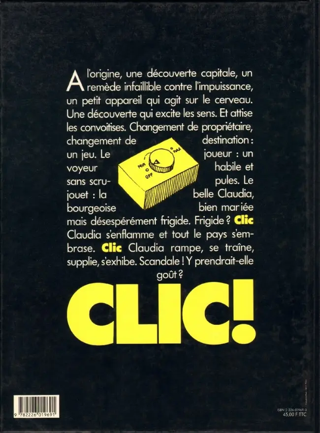 Verso de l'album Le déclic 1 Une Femme sous influence