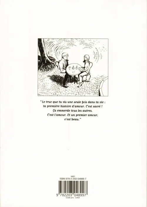 Verso de l'album La Dernière femme
