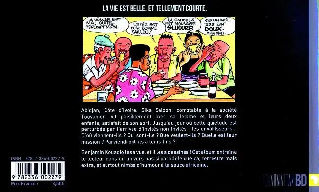 Verso de l'album Les Envahisseurs Tome 1