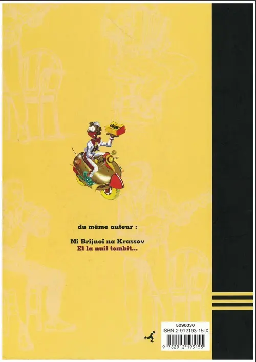 Verso de l'album Et la nuit tombit...