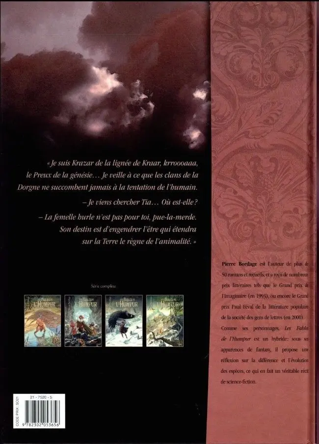 Verso de l'album Les Fables de l'Humpur Tome 4 Le Grand Centre