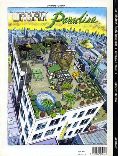Verso de l'album Les Fabuleux Freak Brothers Intégrale Artefact Tome 5 Intégrale