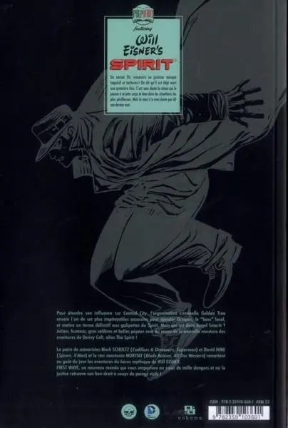Verso de l'album First Wave featuring The Spirit Tome 1